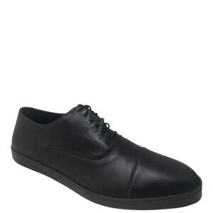 Allen Edmonds Park Avenue Cap Toe Oxford Black Leather Dress Sneakers Size 13